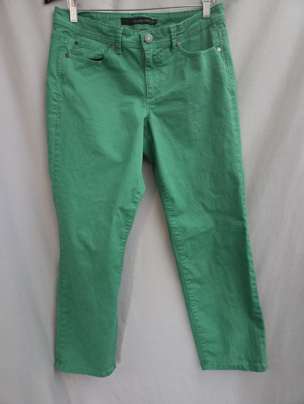 Calvin Klein Jeans Bright Green Slim Ankle Jeans